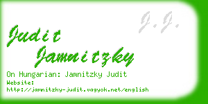 judit jamnitzky business card